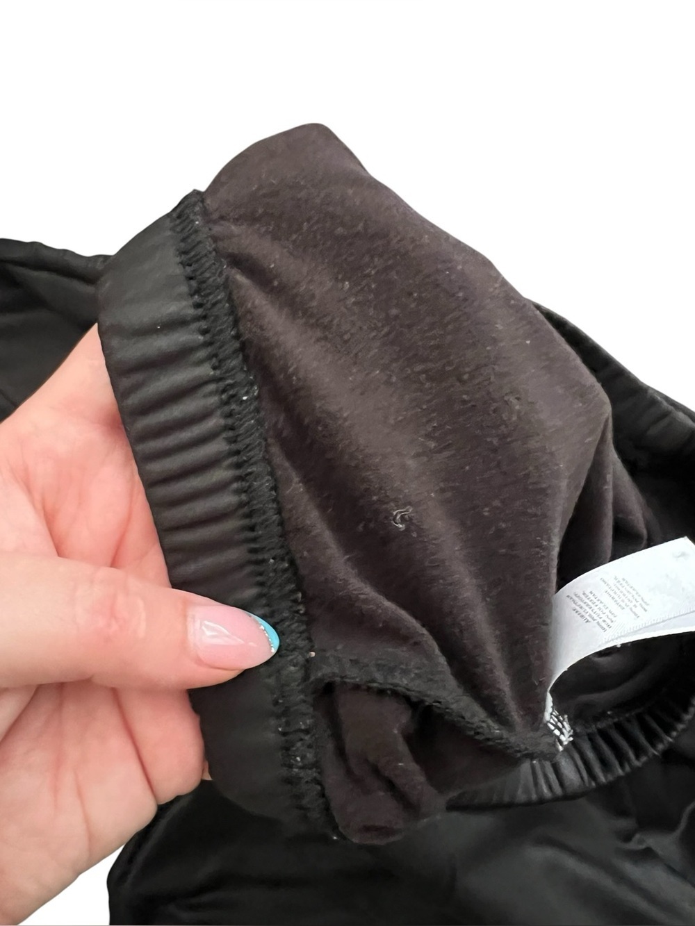 PLUSH Fleece Lined Faux Leather Moto Leggings - Picture 8 of 10